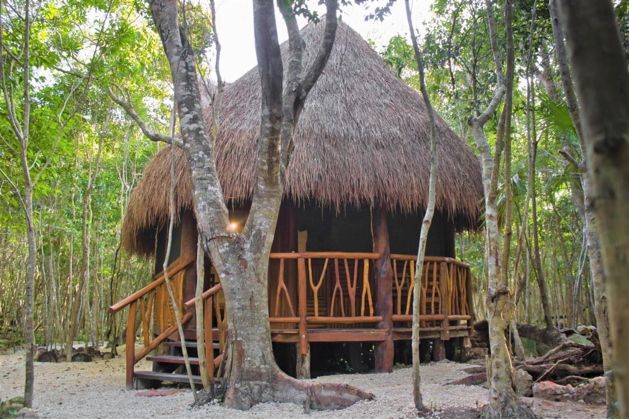 Aldea Maya-Ha Cabanas Con Cenotes Puerto Morelos Kültér fotó