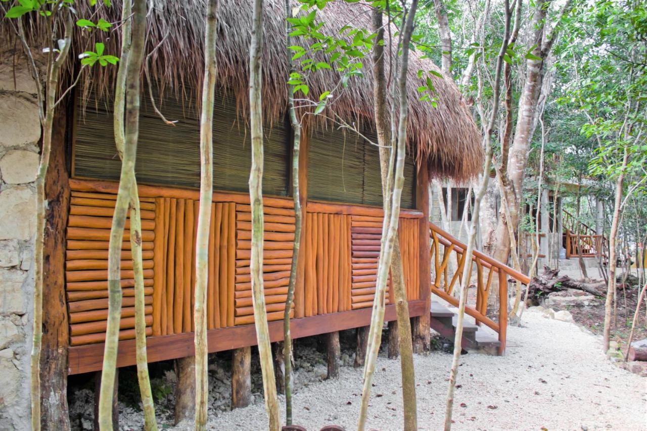 Aldea Maya-Ha Cabanas Con Cenotes Puerto Morelos Kültér fotó