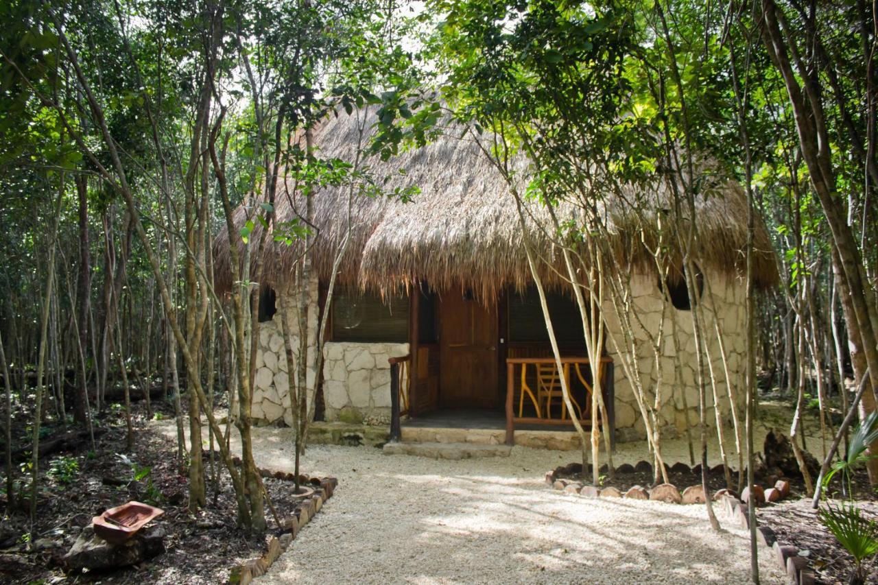 Aldea Maya-Ha Cabanas Con Cenotes Puerto Morelos Kültér fotó