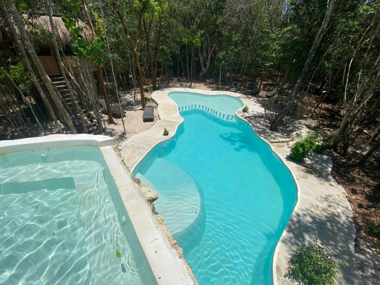 Aldea Maya-Ha Cabanas Con Cenotes Puerto Morelos Kültér fotó