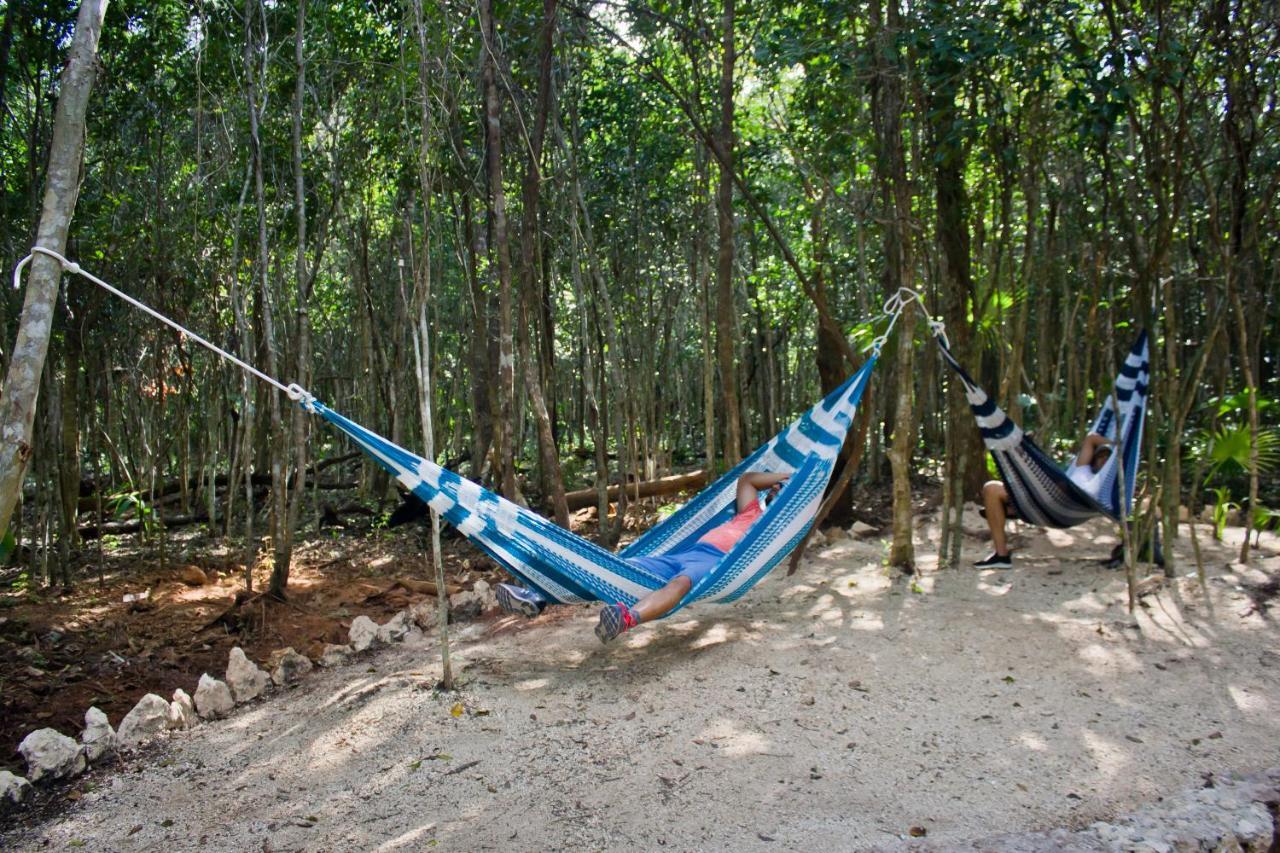 Aldea Maya-Ha Cabanas Con Cenotes Puerto Morelos Kültér fotó
